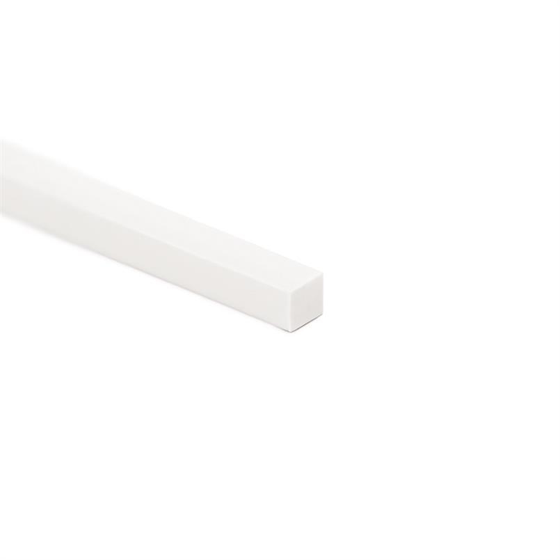 Bande caoutchouc compact blanc LxH=10x10mm (L=25m)