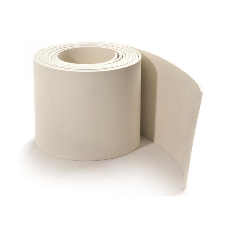 Bande en caoutchouc FDA blanc 50x5mm (L=10m)