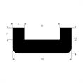 Bord Dalles de jeux gris 6mm (LxLxH=100x10x4,2cm)