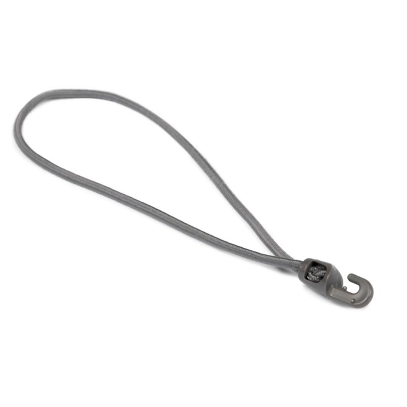 Boucle élastique avec crochet gris L=40cm (25 pièces)