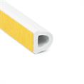 Caoutchouc cellulaire profile D blanc LxH=12x10mm (rouleau 50 m)