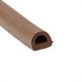 Caoutchouc cellulaire profile D marron LxH=12x10mm (rouleau 50 m)