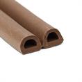 Caoutchouc cellulaire profile D marron LxH=12x10mm (rouleau 50 m)