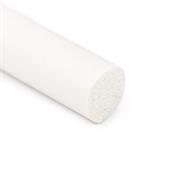 Corde caoutchouc mousse silicone blanc D=3mm (L=10m)