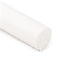 Corde caoutchouc mousse silicone blanc D=3mm