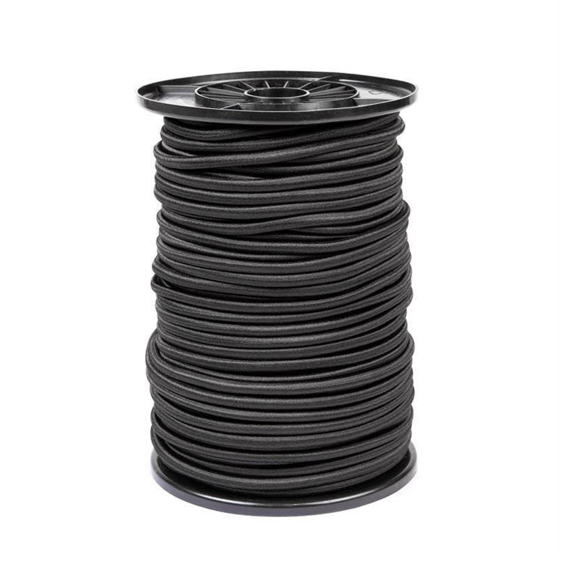 Corde élastique noir 8mm (L=100m) de cordon élastique