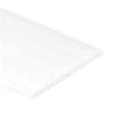 Corde rectangulaire en mousse silicone blanc BxH= 150x5mm (L=25m)