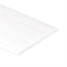 Corde rectangulaire en mousse silicone blanc BxH= 150x5mm (L=25m)