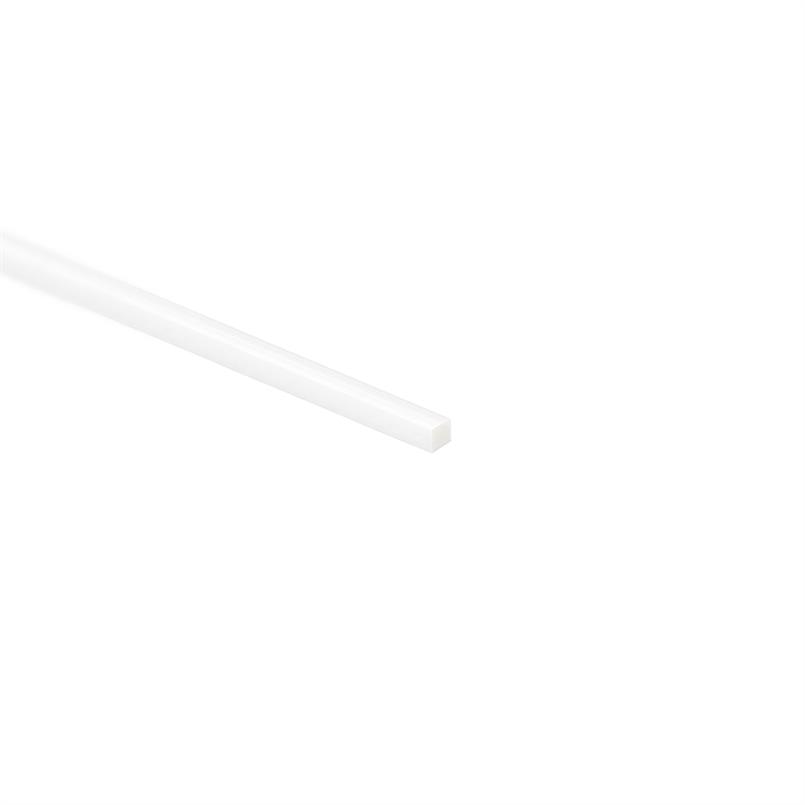 Corde rectangulaire en silicone blanc LxH=5x5mm (L=50m)