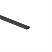 Corde rectangulaire en silicone noir FDA LxH=10x5mm (L=100m)