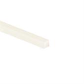 Corde rectangulaire en silicone transparent LxH=10x10mm (L=25m)