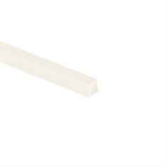 Corde rectangulaire en silicone transparent LxH=10x10mm (L=25m)