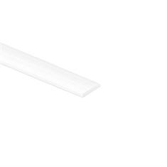 Corde rectangulaire mousse silicone blanc LxH=18x3mm