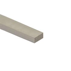 Corde rectangulaire mousse silicone gris LxH=20x10mm
