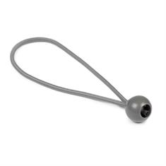 Cordon élastique avec ballon gris L=15cm (25 pièces)