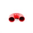 Coude silicone 180 degrés rouge D=30mm L=100mm