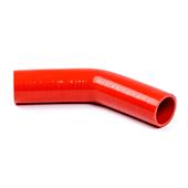 Coude silicone 45 degrés rouge D=102mm L=150mm