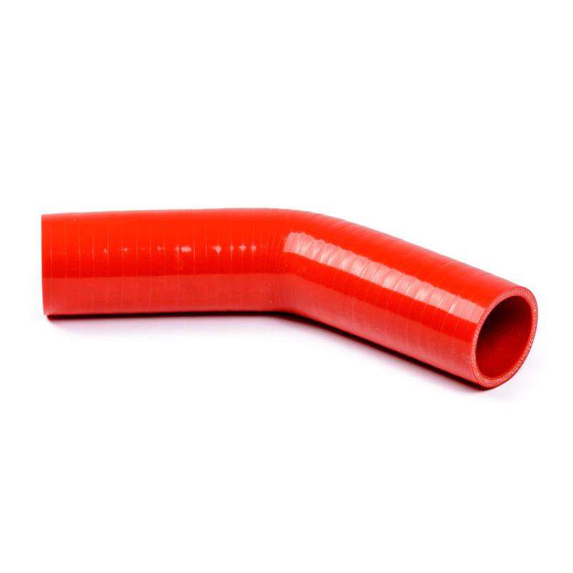 Coude silicone 45 degrés rouge D=102mm L=150mm