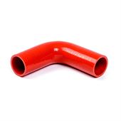 Coude silicone 90 degrés rouge D=102mm L=150mm