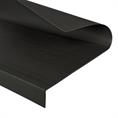 Couverture pastilles complète Marche d'escalier noire LxLxH=1200x46x40mm