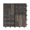 Dalle de terrasse en bois Arendal 30x30x2,4cm (set de 9 pieces)