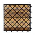 Dalle de terrasse en bois Stockholm 30x30x2,4cm (set de 10 pieces)