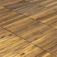 Dalle de terrasse en bois Stockholm 30x30x2,4cm (set de 10 pieces)