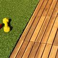 Dalle de terrasse en bois Stockholm 30x30x2,4cm (set de 10 pieces)