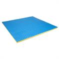 Dalle mousse de fitness gris bleu/jaune 1000x1000x25mm