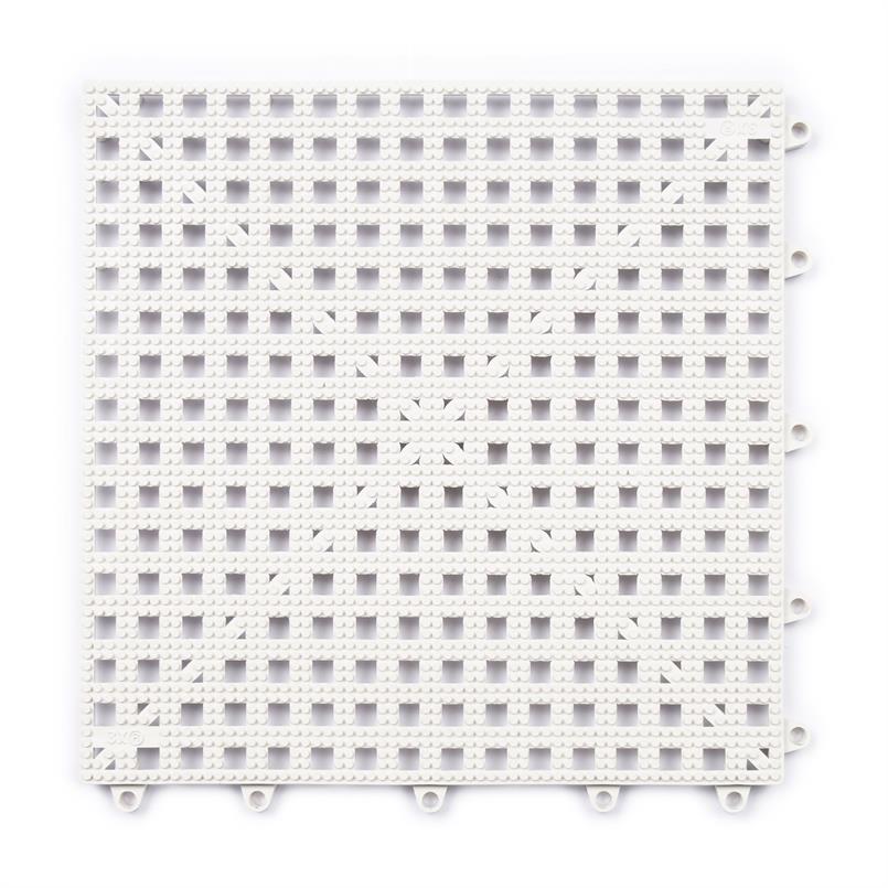 Dalles clipsable en grille blanc 300x300x13mm (25 pièces)