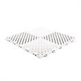 Dalles clipsable en grille blanc 300x300x15mm (25 pièces)