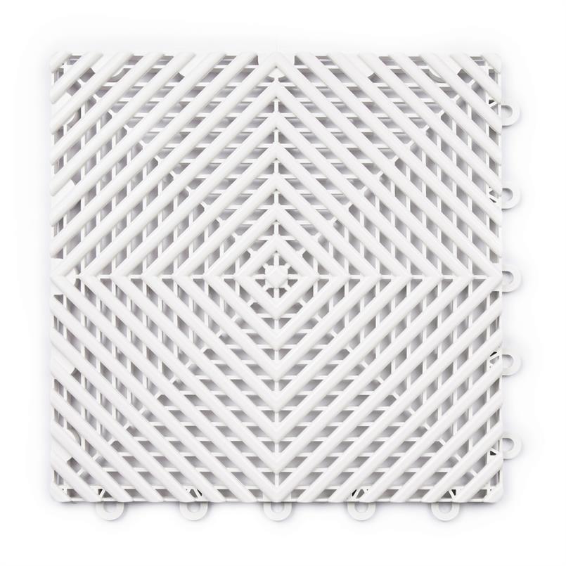 Dalles clipsable en grille blanc 300x300x15mm (25 pièces)