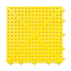 Dalles clipsable en grille jaune 300x300x13mm (50 pièces)