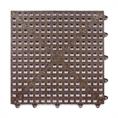 Dalles clipsable en grille marron 300x300x13mm (50 pièces)