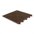 Dalles clipsable en grille marron 300x300x13mm (50 pièces)