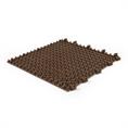 Dalles clipsable en grille marron 300x300x13mm (50 pièces)