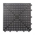 Dalles clipsable en grille noir 300x300x13mm (50 pièces)