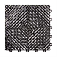 Dalles clipsable en grille noir 300x300x15mm (25 pièces)