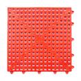 Dalles clipsable en grille rouge 300x300x13mm (50 pièces)