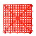 Dalles clipsable en grille rouge 300x300x13mm (50 pièces)