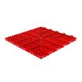 Dalles clipsable en grille rouge 300x300x15mm (25 pièces)