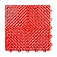 Dalles clipsable en grille rouge 300x300x15mm (25 pièces)