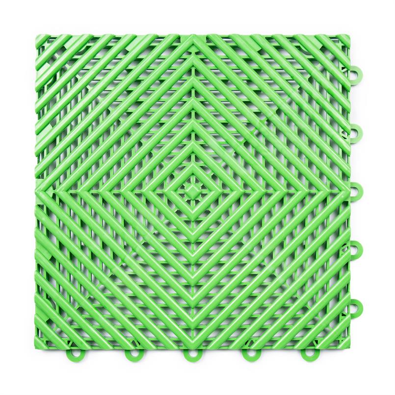 Dalles clipsable en grille vert 300x300x15mm (25 pièces)