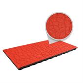 Dalles de jeux design rouge corail 100x50x4,8cm