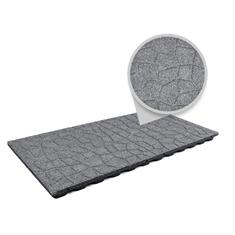 Dalles de jeux flagstone noir 100x50x4,8cm (avec connecteurs)