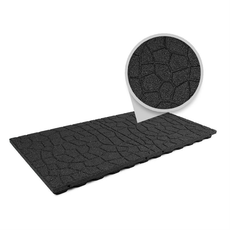 Dalles de jeux flagstone noir 100x50x4,8cm (avec connecteurs)