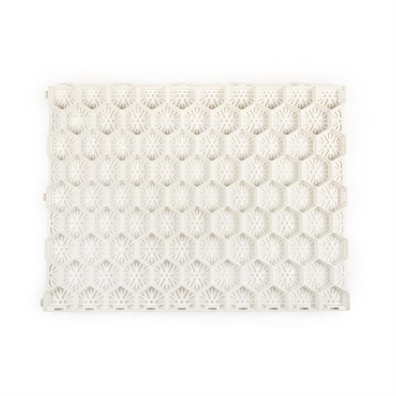 Dalles de stabilisation de gravier | Blanc | 79x59cm | Epaisseur 3 cm | Set (5 pièces) | 2.34 m2