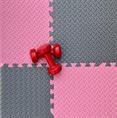 Dalles en mousse checker rose 600x600x12mm (4 Dalles + bords)