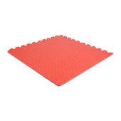 Dalles en mousse checker rouge 600x600x12mm (4 Dalles + bords)
