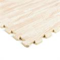 Dalles en mousse EVA bois blanc 600x600x12mm (4 Dalles + bords)